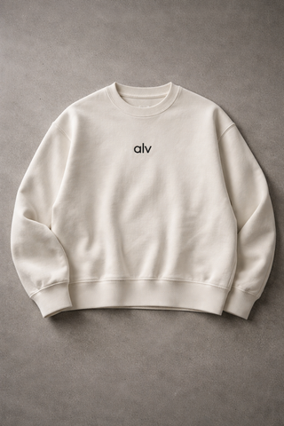 🤍 CREWNECK — “alv crew”
